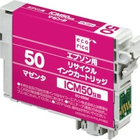 エコリカ ecorica ICM50 互換リサイクルインクカートリッジ マゼンタ ECIE50M 1個