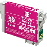 エコリカ ecorica ICM59 互換リサイクルインクカートリッジ マゼンタ ECIE59M 1個