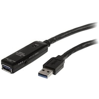 Startech StarTech USB 3.0ケーブル/3m/延長ケーブル/TypeA TypeA/5Gbps/オスメス/ブラック/タイプA USB3AAEXT3M 1箱(1本)