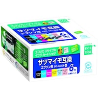 エコリカ ecorica SAT6CL 互換リサイクルインクカートリッジ ECIESAT6P 1箱(6個)