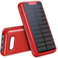 エアージェイ airJ 災害対策用ソーラーモバイルバッテリー20000mAh RD