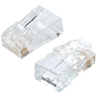 ジェフコム JEFCOM カテゴリー6Aモジュラープラグ(貫通タイプ)