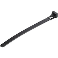 Startech StarTech 結束バンド リピートタイプ/100本入りパック/ブラック/長さ12.5cm/幅7mm/ケーブル束の直径30mm CBMZTRB5BK 1袋(100本)