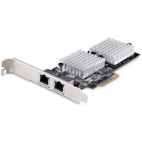 Startech StarTech ネットワークアダプターカード/PCI Express x1/2ポート/10GbE RJ45 LAN カード ST10GSPEXNDP2 1箱(1個)