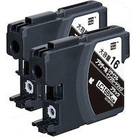 エコリカ ecorica LC16BK2PK 互換リサイクルインクカートリッジ ブラック ECIBR16B2P 1箱(2個)