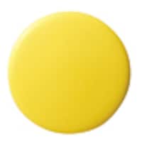 クラウン CROWN カラーマグタッチ丸型 10mm 黄【08375】