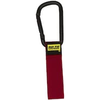 RIPTIE RIPTIE ケーブルキャリアー(カラビナ8cm・黒) 25.4mmX152.4mm 2本入 赤 JB6C02RD 1Pk(2本)