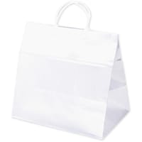 ササガワ ササガワ 手提袋 手提げ袋 パールバッグ 350×250×350 白 10P 3505720