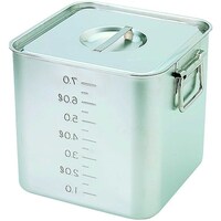 スギコ SUGICO 188目盛無し深型角キッチンポット