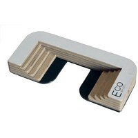 ティーエフサービス ティーエフサービス 走り出し防止商品 エコストッパー台車・カゴ車キャスター用 ホワイト 2個入 取付範囲ー125mm