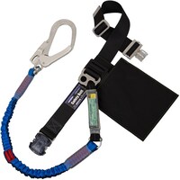 藤井電工 TSUYORON 胴ベルト型墜落制止用器具(伸縮タイプ)ノビロン(BL) 黒 Mサイズ ベルト幅50MM×長さ1200MM ワンタッチバックル仕様