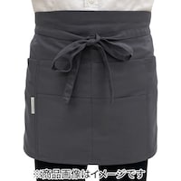 トーマセンイ TEAGLES 102綿混腰前掛けエプロングレーF