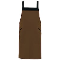 アイトス アイトス 胸当てエプロン AZ8654 ブラウン F AZ8654022F 1着