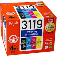 プレジール Plaisir ブラザー LC31194PK互換インクカートリッジ