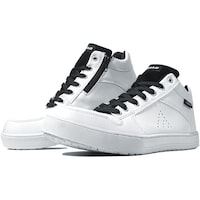 おたふく手袋 おたふく FUBARワークシューズ ミドルカット サイドファスナー FB841WH245 1足