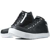 おたふく手袋 おたふく FUBARワークシューズ ミドルカット サイドファスナー FB841BK250 1足