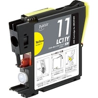 プレジール Plaisir ブラザー LC11Y互換インクカートリッジ イエロー PLEBR11Y 1個