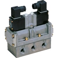 CKD CKD パイロット式5ポート弁セレックスバルブ 4F42010BDC24V 1個