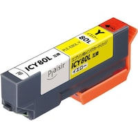 プレジール Plaisir キヤノン ICY80L互換インクカートリッジ イエロー PLEE80LY 1個