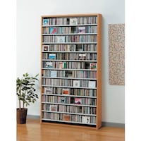 オークス オークス CD・DVD収納 CDストッカー CS1284N 1台