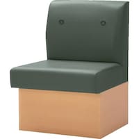 オリバー oliver 収納付き台輪ベンチ ナチュラル木目 ビニールレザー 幅600mm グレー PDSK001NBS6VGRAL06D 1台