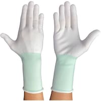 ウインセス WINCESS 異物対策用手首ロングポリエステルニット手袋Lサイズ10双入り