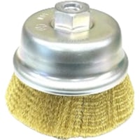 高島産業 カップブラシ 電動工具用 カップ型 60xM10x27x60 真鍮0.15