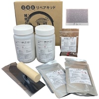 アトムサポート アトミクス コンクリート床の欠損補修材 リペアキット補修小僧 グレー2.2KG