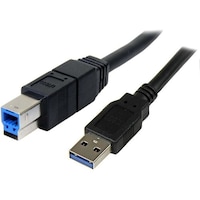 Startech StarTech USB 3.0ケーブル/3m/Type‐A Type‐B/5Gbps/オスオス/ブラック USB3SAB3MBK 1袋(1本)
