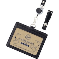 レイメイ藤井 レイメイ グロワール リール付IDホルダー ブラック