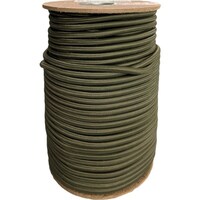 ユタカメイク ユタカメイク ゴム タイトゴムロープボビン巻 6φ×50m ODグリーン