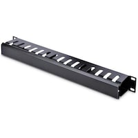 Startech StarTech サーバーラック金具/ケーブルマネージャー/横型ケーブルダクト/カバー付き/1U/配線オーガナイザー CMDUCT1UX 1箱(1本)