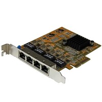 Startech StarTech ネットワークアダプターカード/PCI Express x4/4ポート/ギガビット RJ45 LAN カード ST1000SPEX43 1箱(1個)