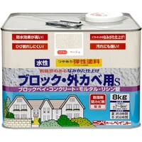 ニッペホームプロダクツ ニッぺ 弾性ブロック・外かべ用S 8kg ベージュ HT1058 4976124240553 1缶