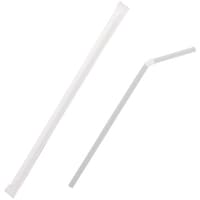 HEIKO フレキシブルストロー 6×21 クリア