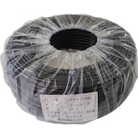 伸興電線 着色識別ポリエチレン絶縁ビニルシースケーブル FCPEVS(SB) 0.65mmX2P FCPEVSSB0.65X2PX100M 1巻(100M)