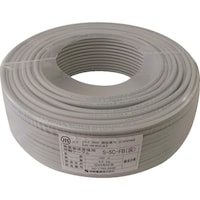 伸興電線 衛星放送テレビジョン受信用発泡ポリスチレン絶縁ビニルシース同軸ケーブル ECX S5CFB(黒)(シュリンク) ECXS5CFBBKSX100M 1巻(100M)