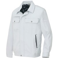 アイトス アイトス 長袖ブルゾンB(男女兼用)AZ6560 シルバーグレー×ブラック M AZ6560003M 1着