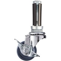 ハンマーキャスター ハンマー EUシリーズ パイプ差込み 自在SP付 エラストマー車 40mm 4151EUU40 1個