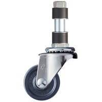 ハンマーキャスター ハンマー EXシリーズ パイプ差込み 自在 エラストマー車 40mm 4203EXU40 1個