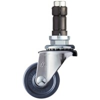 ハンマーキャスター ハンマー ENシリーズ パイプ差込み 自在 エラストマー車 40mm 4203ENU40 1個