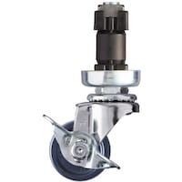 ハンマーキャスター ハンマー ENシリーズ パイプ差込み 自在SP付 エラストマー車 40mm 4151ENU40 1個