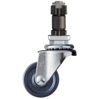 ハンマーキャスター ハンマー ENシリーズ パイプ差込み 自在 エラストマー車 40mm 4204ENU40 1個