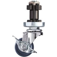 ハンマーキャスター ハンマー ENシリーズ パイプ差込み 自在SP付 エラストマー車 40mm 4152ENU40 1個