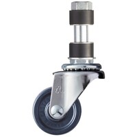 ハンマーキャスター ハンマー EXシリーズ パイプ差込み 自在 エラストマー車 40mm 4206EXU40 1個