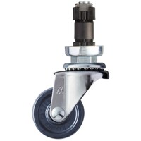 ハンマーキャスター ハンマー ENシリーズ パイプ差込み 自在 エラストマー車 40mm 4201ENU40 1個