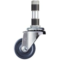 ハンマーキャスター ハンマー EXシリーズ パイプ差込み 自在 エラストマー車 40mm