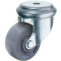 ハンマーキャスター ハンマー Y型 自在 エラストマー車 40mm