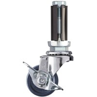 ハンマーキャスター ハンマー EUシリーズ パイプ差込み 自在SP付 エラストマー車 40mm 4152EUU40 1個