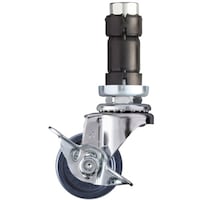 ハンマーキャスター ハンマー ENシリーズ パイプ差込み 自在SP付 エラストマー車 40mm 4153ENU40 1個